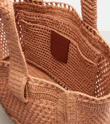 Summer Banana raffia tote bag | Chloé