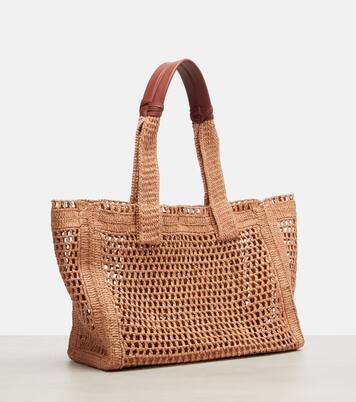 Summer Banana raffia tote bag | Chloé