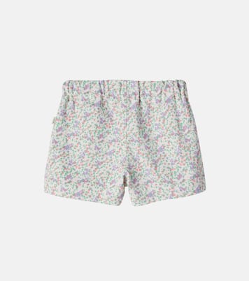 Rose floral twill shorts | Cozmo