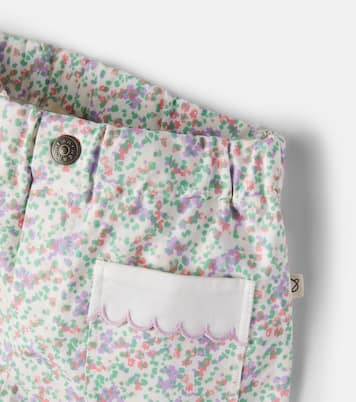 Rose floral twill shorts | Cozmo