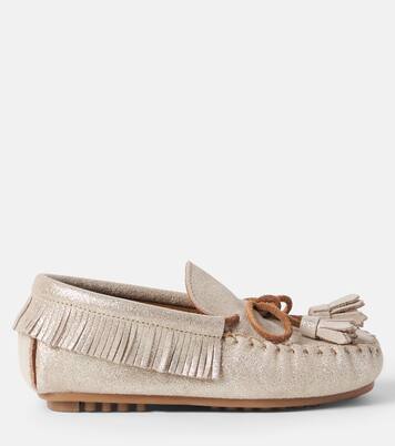 Loafers aus Leder mit Glitter | PèPè