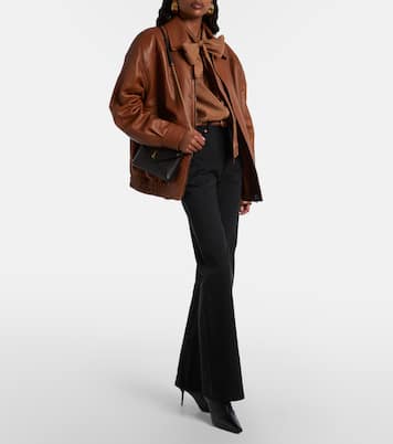 Cassandre Small leather clutch | Saint Laurent