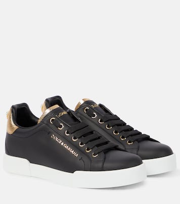 Baskets Portofino en cuir | Dolce&Gabbana