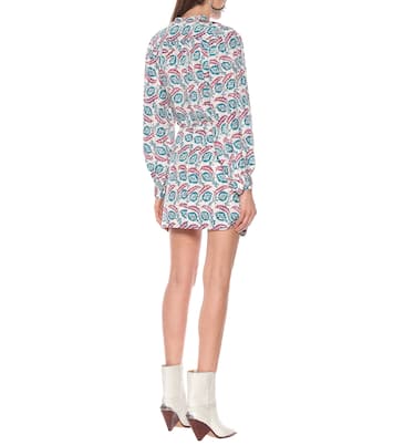 Minifalda Renzia de seda estampada | Isabel Marant