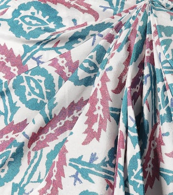Minifalda Renzia de seda estampada | Isabel Marant