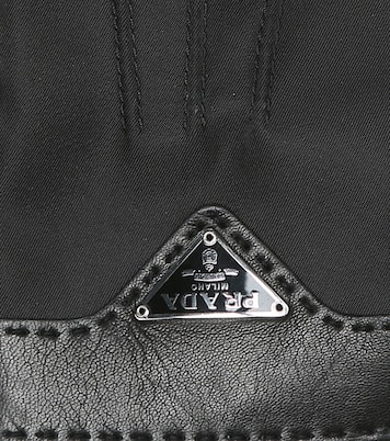 Guanti in pelle e nylon | Prada
