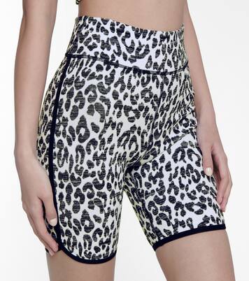 Dance leopard-print biker shorts | The Upside