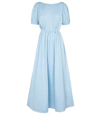 Alix cotton-blend faille maxi dress | Staud