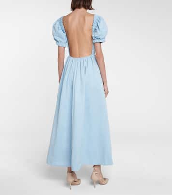 Alix cotton-blend faille maxi dress | Staud
