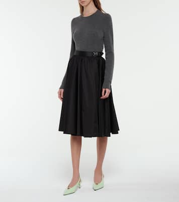 Slingback-Pumps aus Leder | Prada