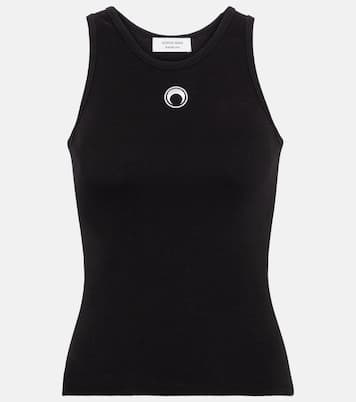 Ribbed-knit cotton tank top | Marine Serre