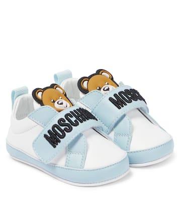 Baby Sneakers aus Leder | Moschino Kids