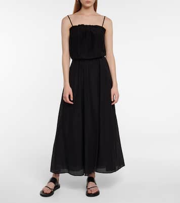 Divya silk and cotton voile camisole | Velvet