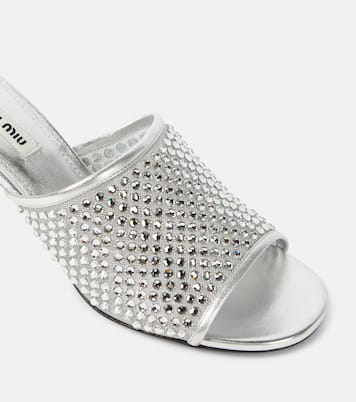 Sandali con cristalli | Miu Miu