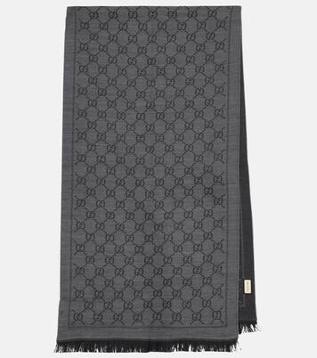 GG wool jacquard scarf | Gucci