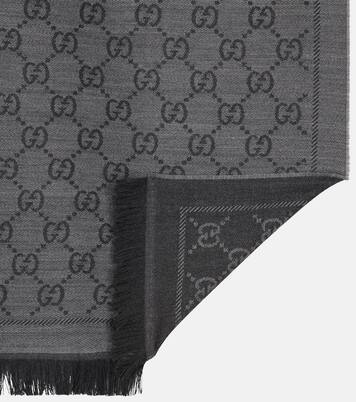 GG wool jacquard scarf | Gucci