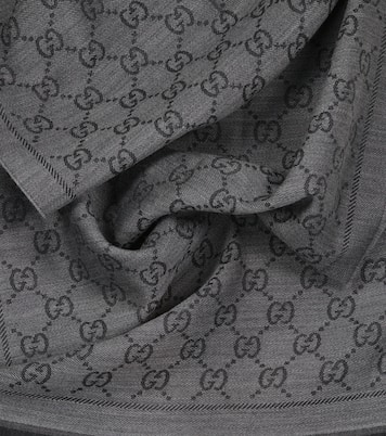 GG wool jacquard scarf | Gucci