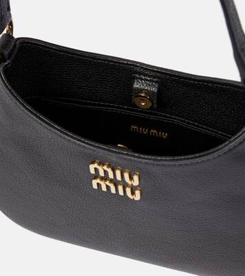 Borsa a spalla in pelle | Miu Miu