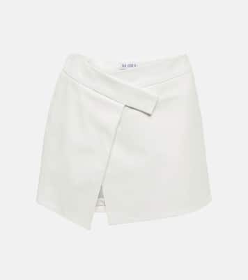 Cloe wrap leather miniskirt | The Attico
