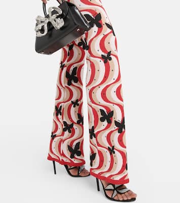 Sandalen aus Leder | Alessandra Rich
