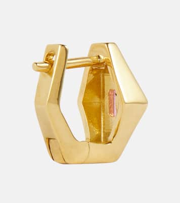 Deco Rombo Mini 9kt gold earrings with tourmaline | Aliita