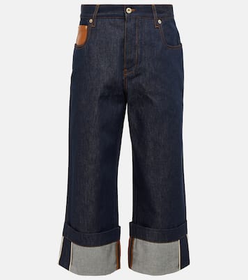 Jeans de tiro alto cropped | Loewe