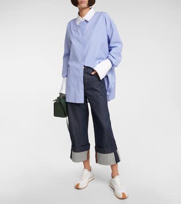 Jeans de tiro alto cropped | Loewe