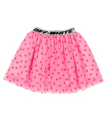 Arrows jacquard layered skirt | Off-White Kids