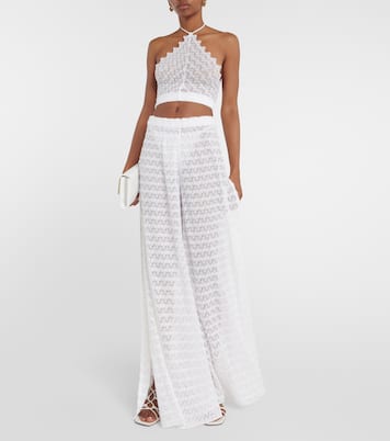 Cropped-Top aus Häkelstrick | Missoni Mare
