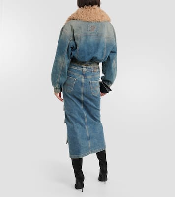 Gonna midi in jeans | Blumarine