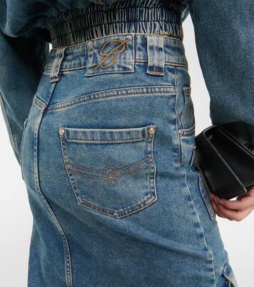 Gonna midi in jeans | Blumarine