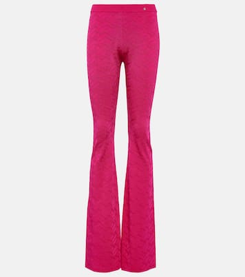 La Greca high-rise flared pants | Versace