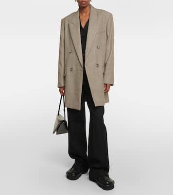 Houndstooth wool blazer | Ami Paris