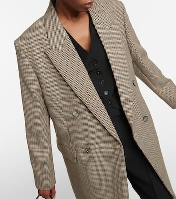 Houndstooth wool blazer | Ami Paris