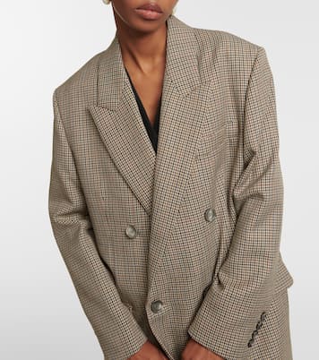 Houndstooth wool blazer | Ami Paris