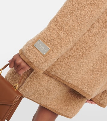 Giacca in teddy di cashmere e lana | Dolce&Gabbana