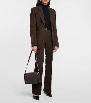 Blazer de algodón de botonadura simple | Toteme