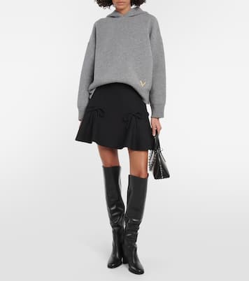 Sudadera con capucha de mezcla de lana | Valentino