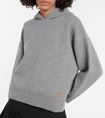 Sudadera con capucha de mezcla de lana | Valentino