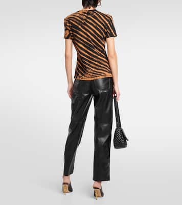 White Label Finley tie-dye cotton-blend T-shirt | Proenza Schouler