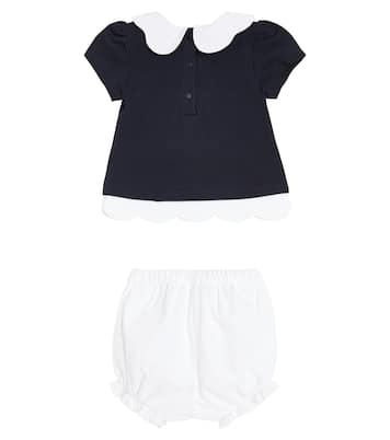 Bébé – Set top et culotte bloomer en coton | Patachou
