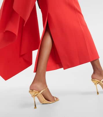 Demetria caped midi dress | Roksanda