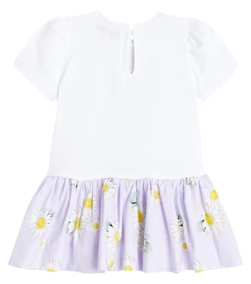 Baby - Abito in misto cotone con stampa | Monnalisa