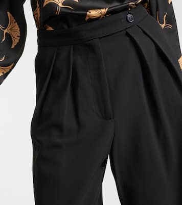 Pantalon ample en laine mélangée | Dries Van Noten