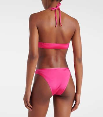 Bikini con cristales y logo | Balmain