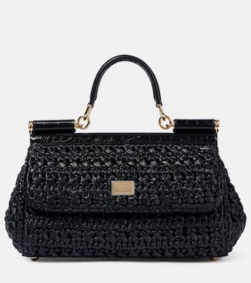 Sac Sicily Medium en raphia | Dolce&Gabbana