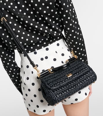 Sac Sicily Medium en raphia | Dolce&Gabbana