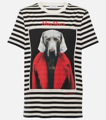 Rosso printed cotton jersey T-shirt | Max Mara