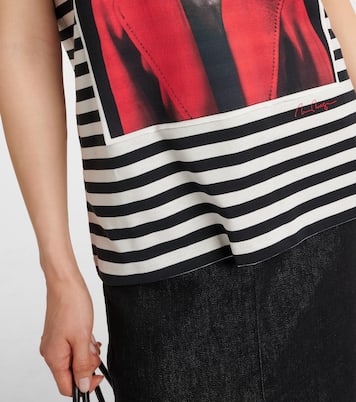 Rosso printed cotton jersey T-shirt | Max Mara