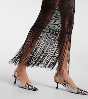 Slingback-Pumps Amel 50 aus Leder | Jimmy Choo